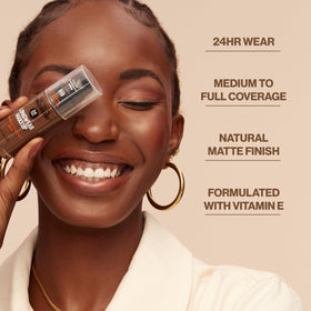 REVLON ColorStay Liquid Foundation Rich Maple 390 showing texture