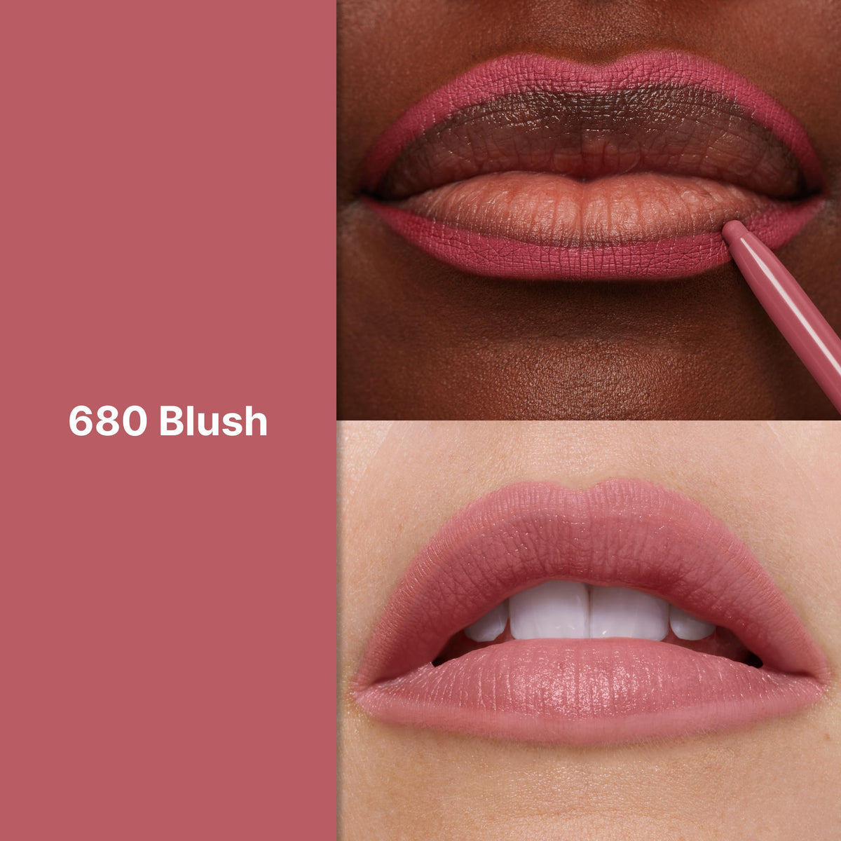 REVLON ColorStay Longwear Lip Liner 680 Blush with built-in sharpener