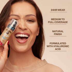 REVLON ColorStay Longwear Makeup 250 Fresh Beige texture on skin