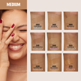 REVLON ColorStay Longwear Makeup 250 Fresh Beige with makeup accessories