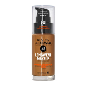 REVLON Colorstay Longwear Makeup 600 Cinnamon front view