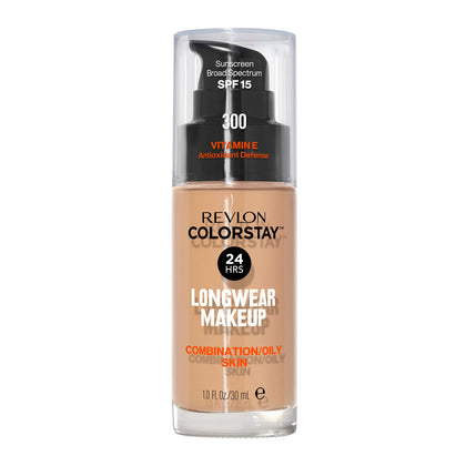 REVLON Colorstay Longwear Makeup Foundation 300 Golden Beige front view
