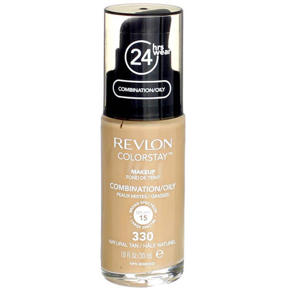 REVLON Colorstay Makeup Foundation Natural Tan front view