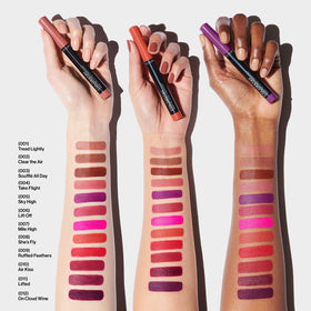 REVLON ColorStay Matte Lite Lipstick Crayon 005 Sky High with other makeup products