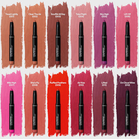 REVLON ColorStay Matte Lite Lipstick Crayon 012 On Cloud Wine applied on lips
