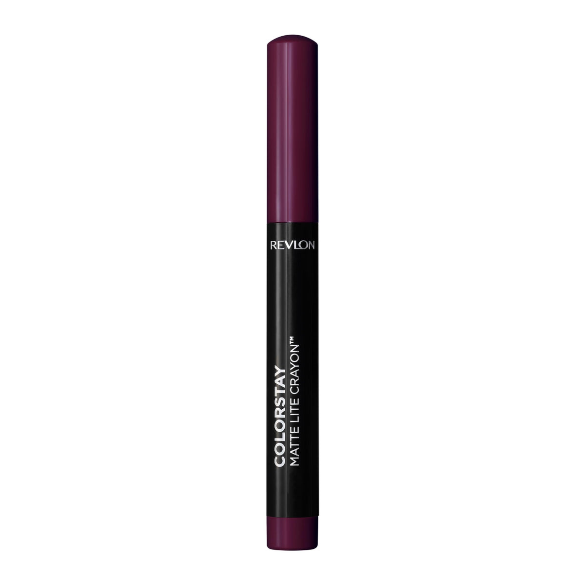 REVLON ColorStay Matte Lite Lipstick Crayon 012 On Cloud Wine front view