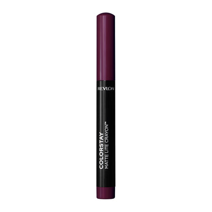 REVLON ColorStay Matte Lite Lipstick Crayon 012 On Cloud Wine front view