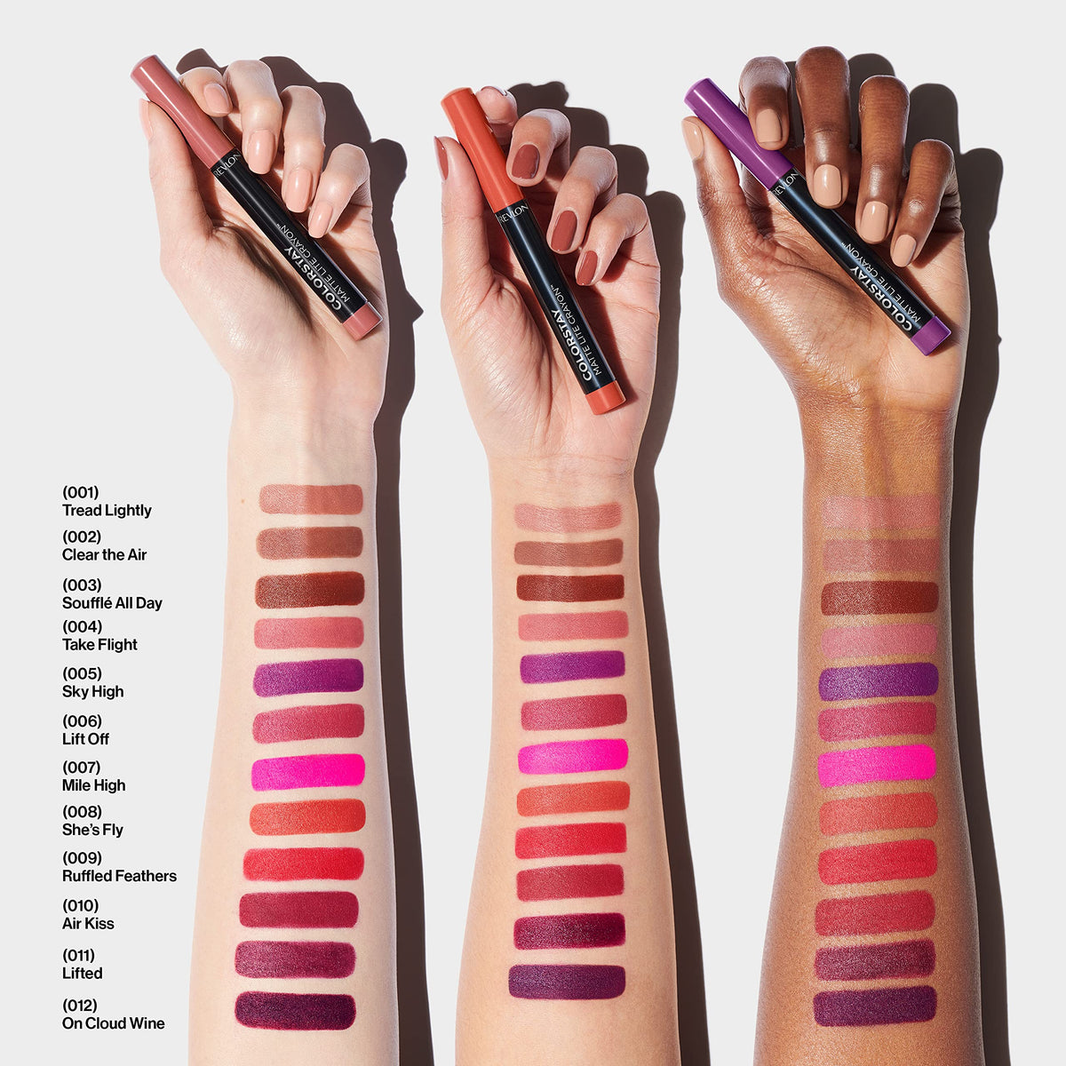 REVLON ColorStay Matte Lite Lipstick Crayon 012 On Cloud Wine packaging