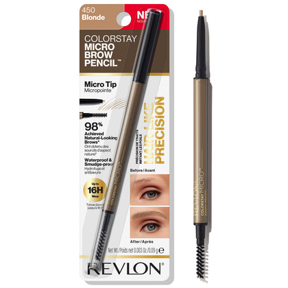 REVLON ColorStay Micro Brow Pencil 450 Blonde front view