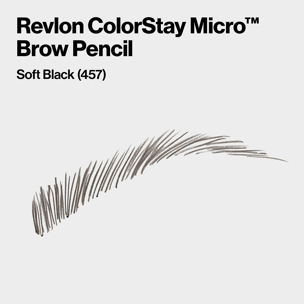 REVLON ColorStay Micro Brow Pencil 457 Soft Black packaging