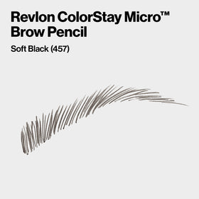 REVLON ColorStay Micro Brow Pencil 457 Soft Black packaging