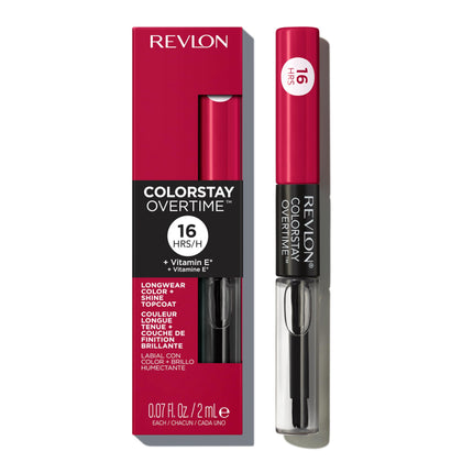 REVLON ColorStay Overtime Lipcolor 480 Unending Red front view