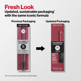 REVLON ColorStay Overtime Lipcolor applied on model's lips
