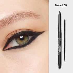 REVLON ColorStay Pencil Waterproof Eyeliner 201 Black with built-in sharpener