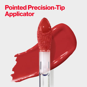REVLON ColorStay Satin Ink Liquid Lipstick 018 Fired Up applicator close-up