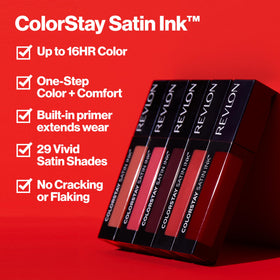 REVLON ColorStay Satin Ink Liquid Lipstick Regal Ruby packaging
