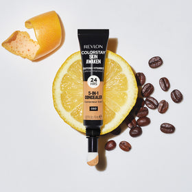 REVLON ColorStay Skin Awaken Concealer Light Medium with makeup accessories