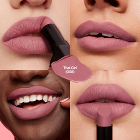 REVLON ColorStay Suede Ink Lipstick 008 That Girl swatch on skin