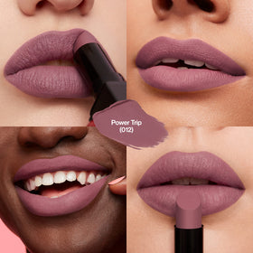 REVLON ColorStay Suede Ink Lipstick 012 Power Trip swatch on skin
