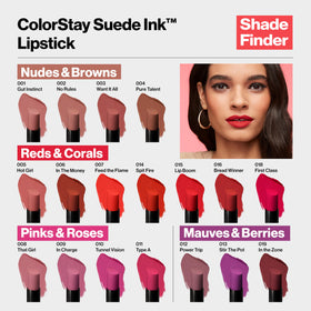 REVLON ColorStay Suede Ink Lipstick 018 First Class packaging