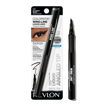 REVLON ColorStay Wing Line Liquid Eyeliner Blackest Black front view