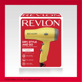 Revlon Compact Hair Dryer showing lightweight design