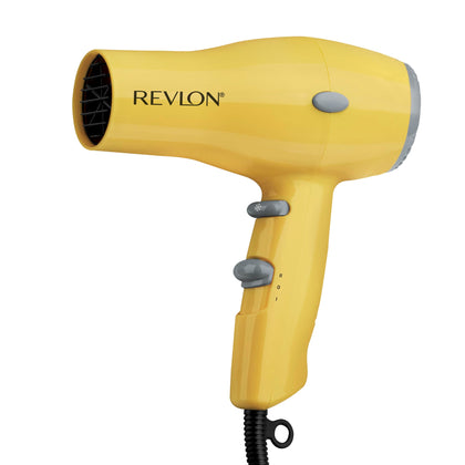 Revlon Compact Hair Dryer yellow model front view