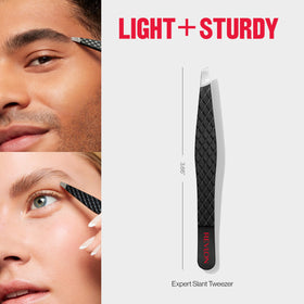 REVLON Expert Slant Tweezer displayed with other beauty tools