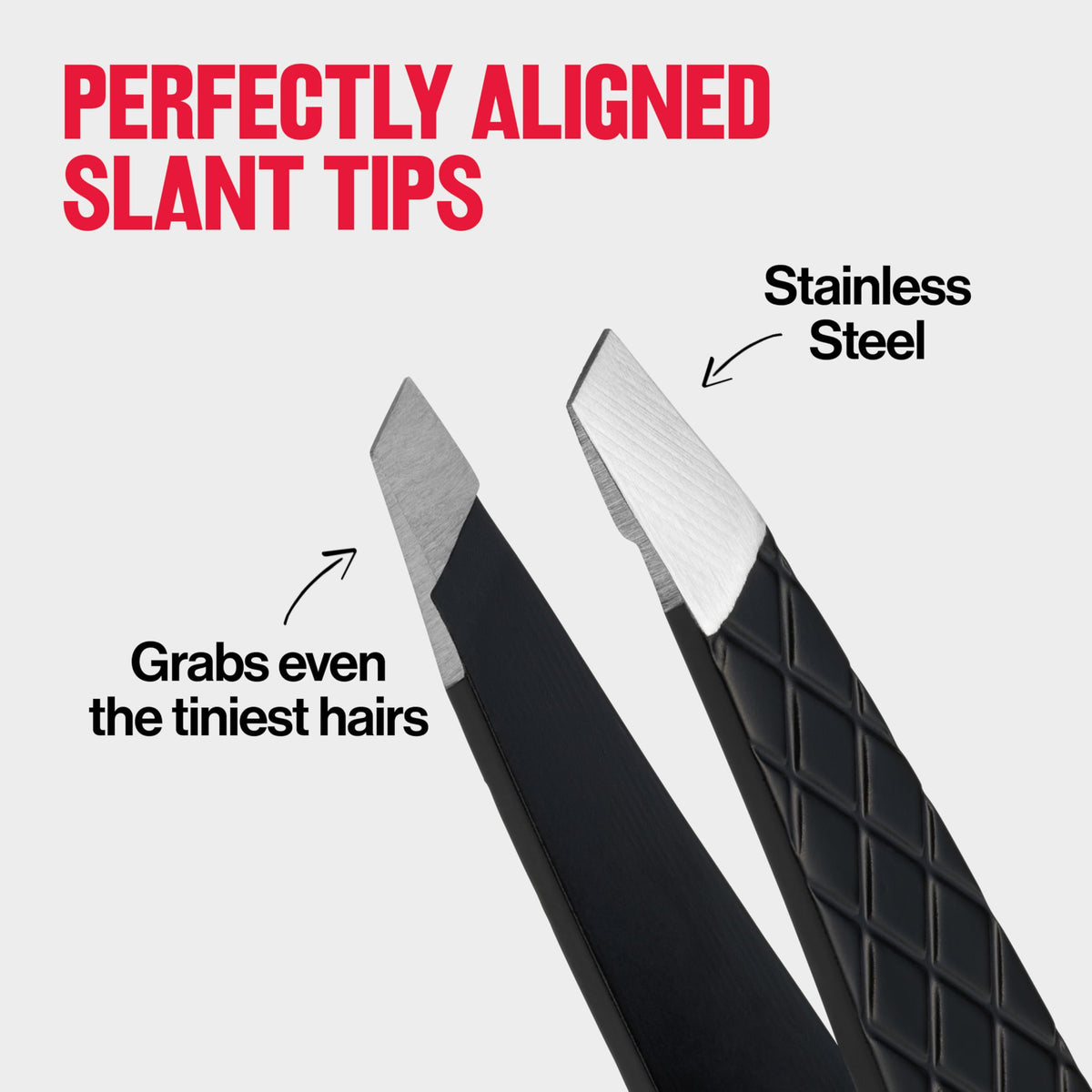 REVLON Expert Slant Tweezer with packaging