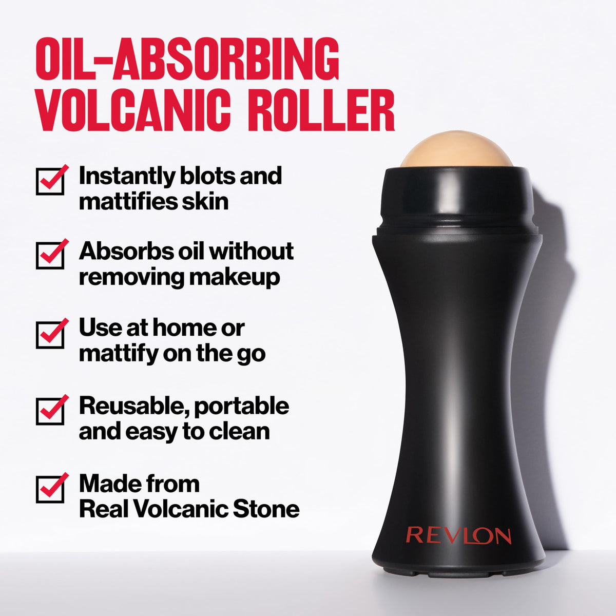 REVLON Face Roller side view showing design
