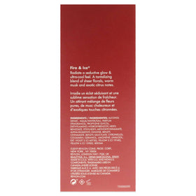 REVLON Fire & Ice Eau de Cologne Spray with floral background