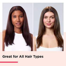 REVLON Flat Iron demonstrating quick styling