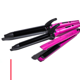REVLON Flat Iron dual voltage feature illustration