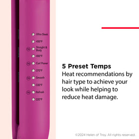 REVLON Flat Iron packaging with product details