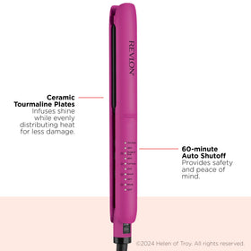 REVLON Flat Iron rounded plates close-up