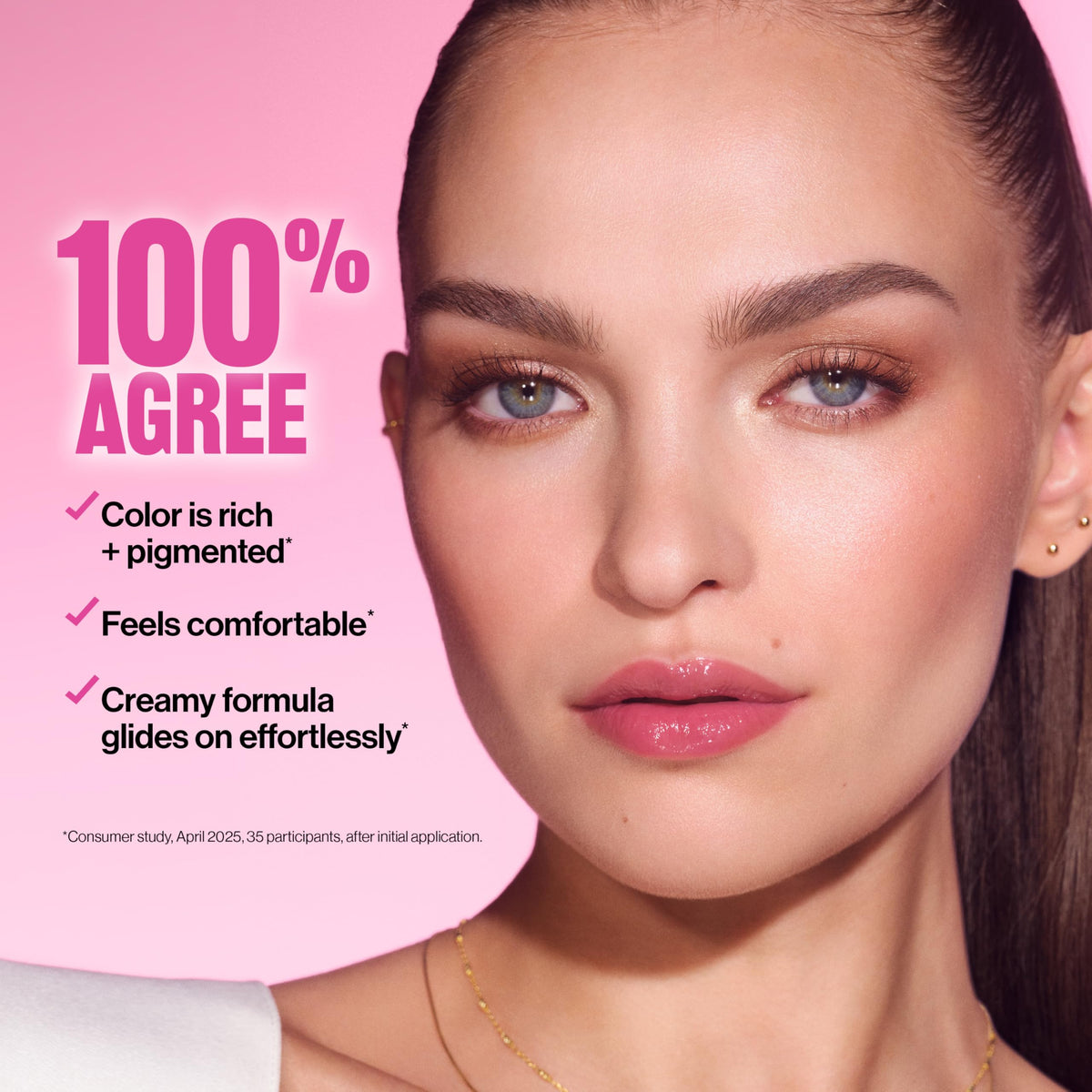 REVLON Glimmer Shadow Multi-Stick Tini Time application on eyelids