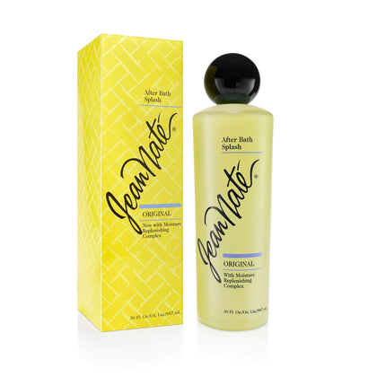 REVLON Jean Nate After Bath Splash 30 Fl Oz front view with citrus scent