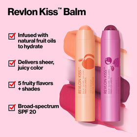 REVLON Kiss Balm Fresh Strawberry side view showing packaging