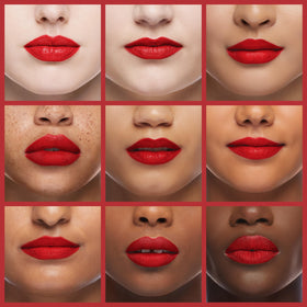 REVLON Luscious Mattes Lipstick displayed with other vibrant shades
