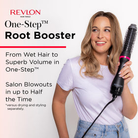 REVLON One-Step Round Brush Hair Dryer side view