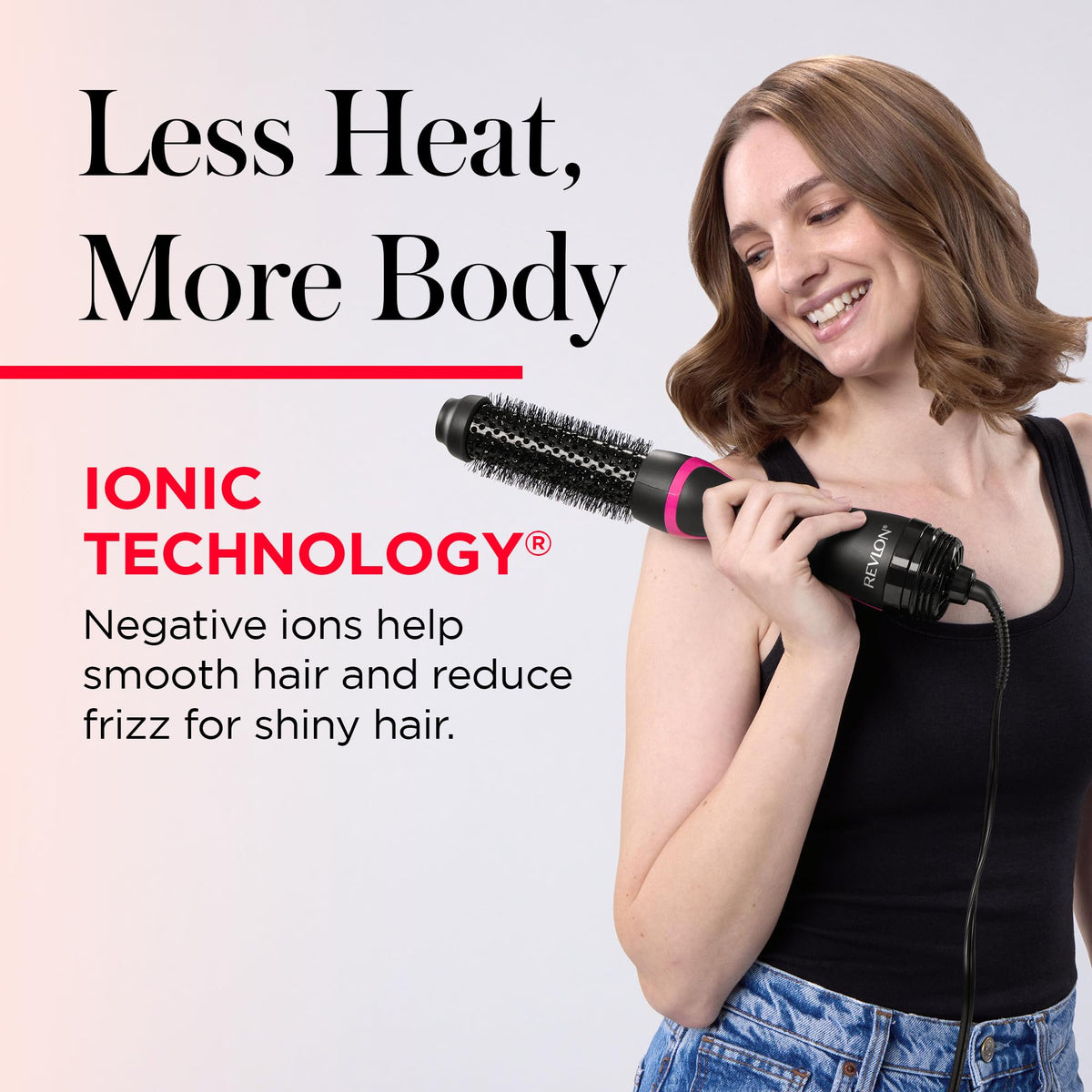 REVLON One-Step Round Brush Hair Dryer with swivel cord