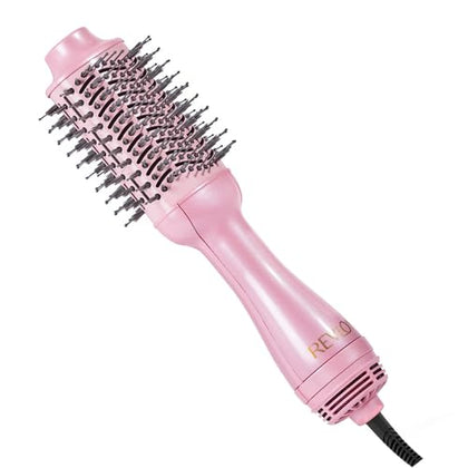 REVLON One-Step Volumizer Hair Dryer and Styler front view in Pink Fizz