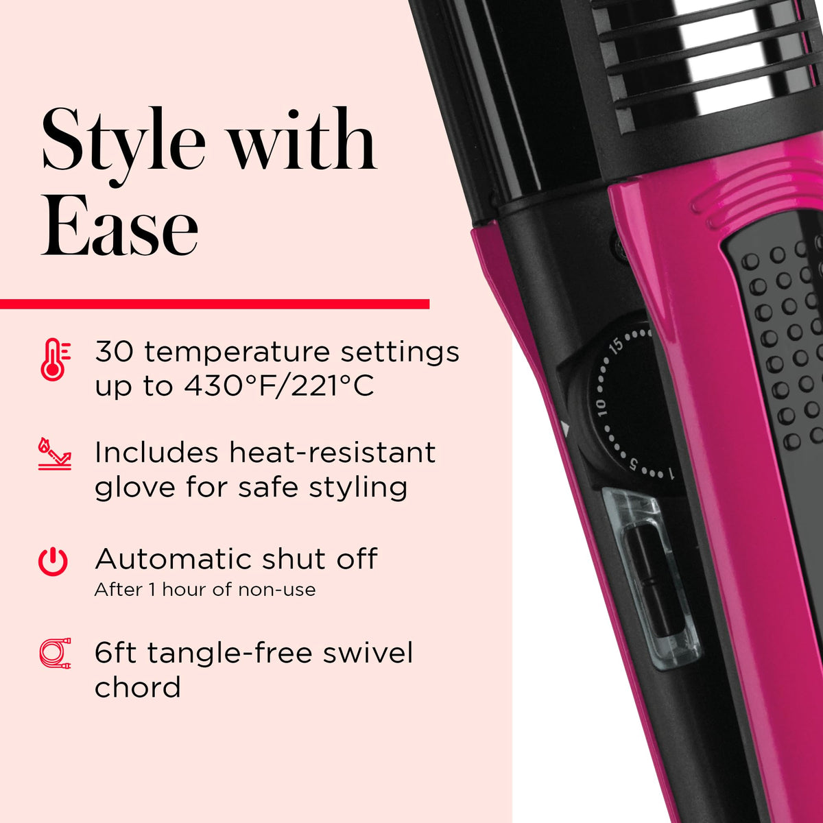 REVLON Perfect Match Flat Iron packaging