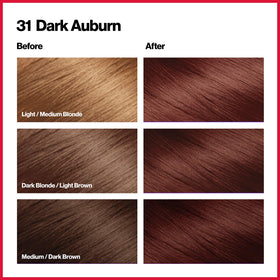 REVLON Permanent Hair Color 31 Dark Auburn application process