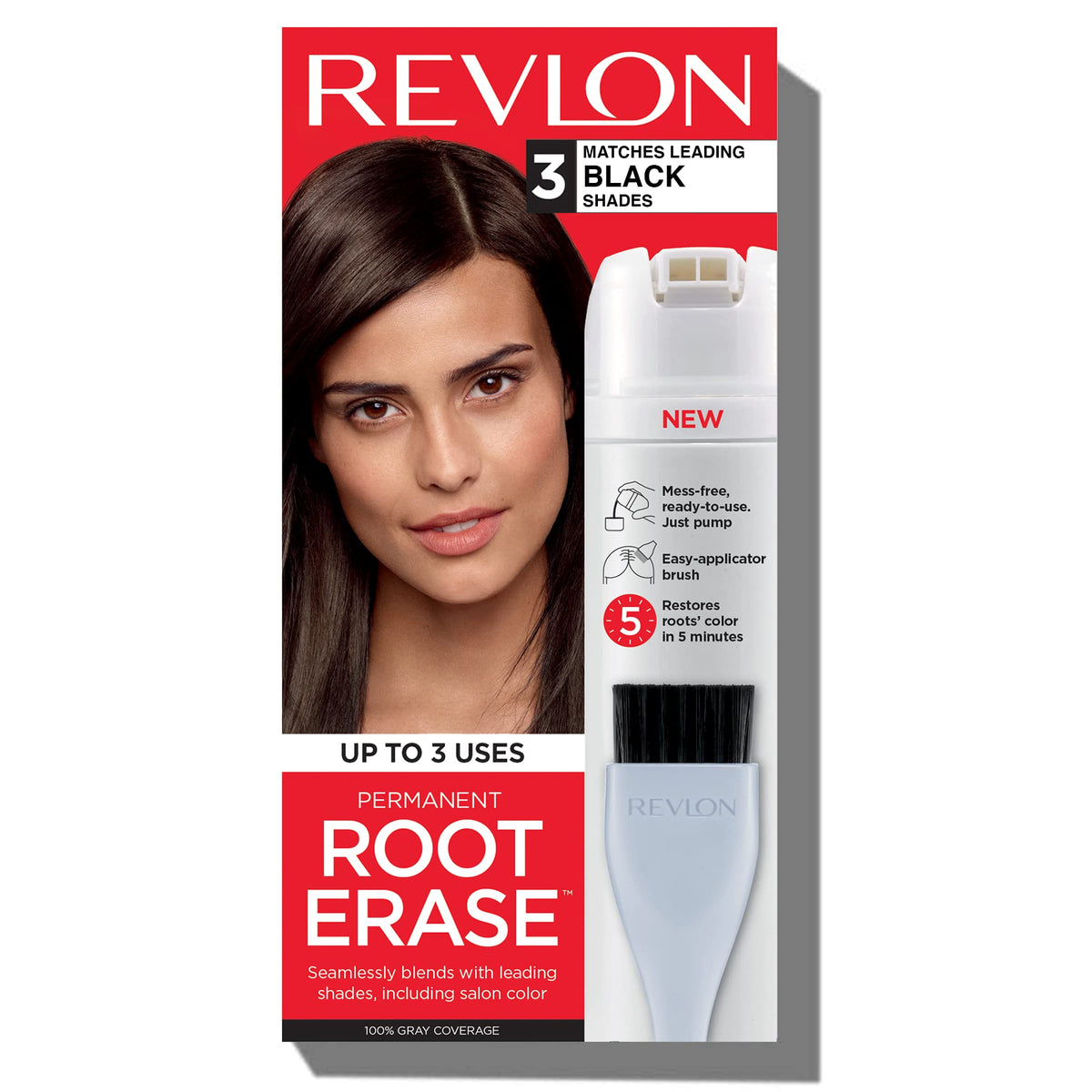 REVLON Permanent Hair Colour Black 3.2 Fl Oz front view