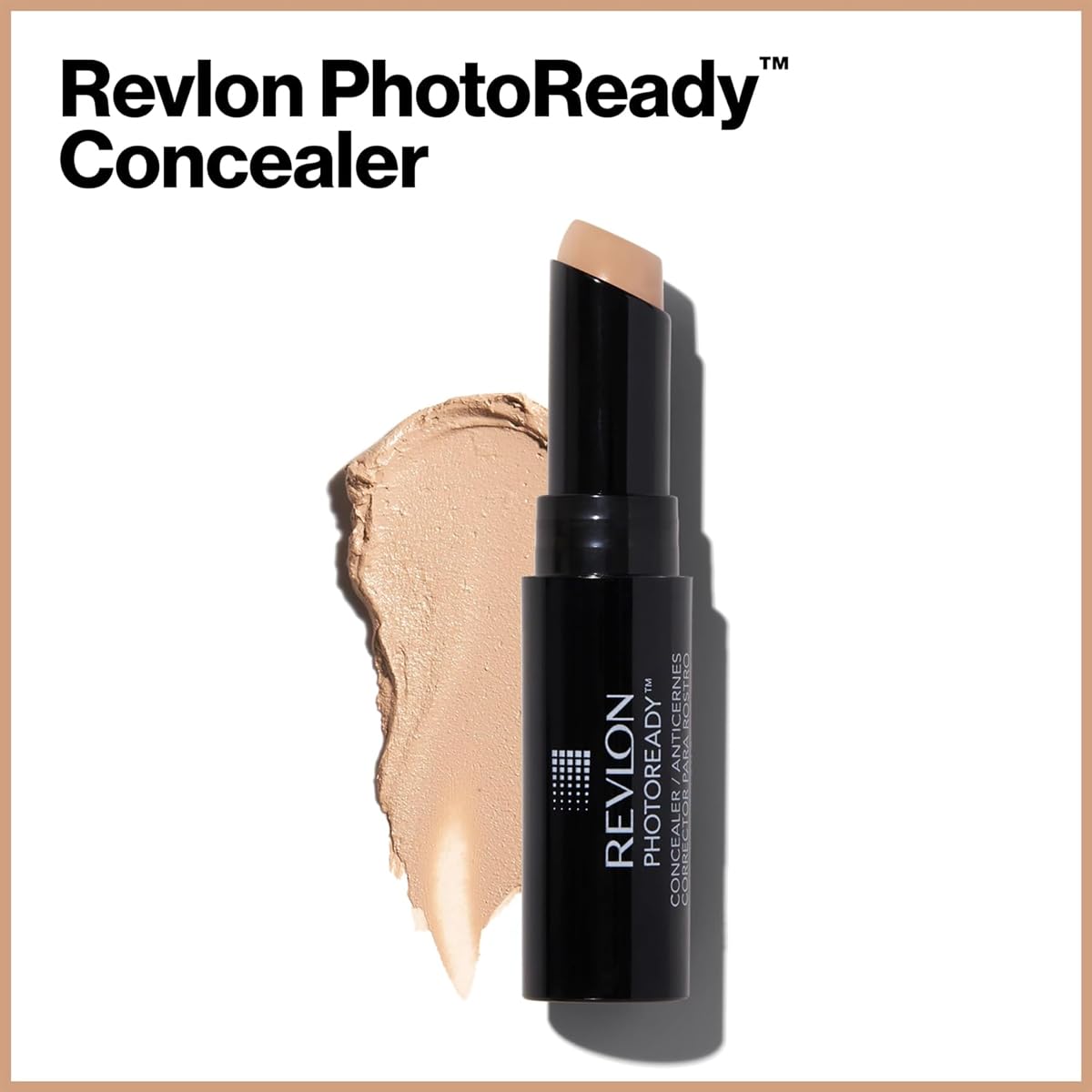 REVLON PhotoReady Concealer Stick 003 Light Medium angled tip close-up