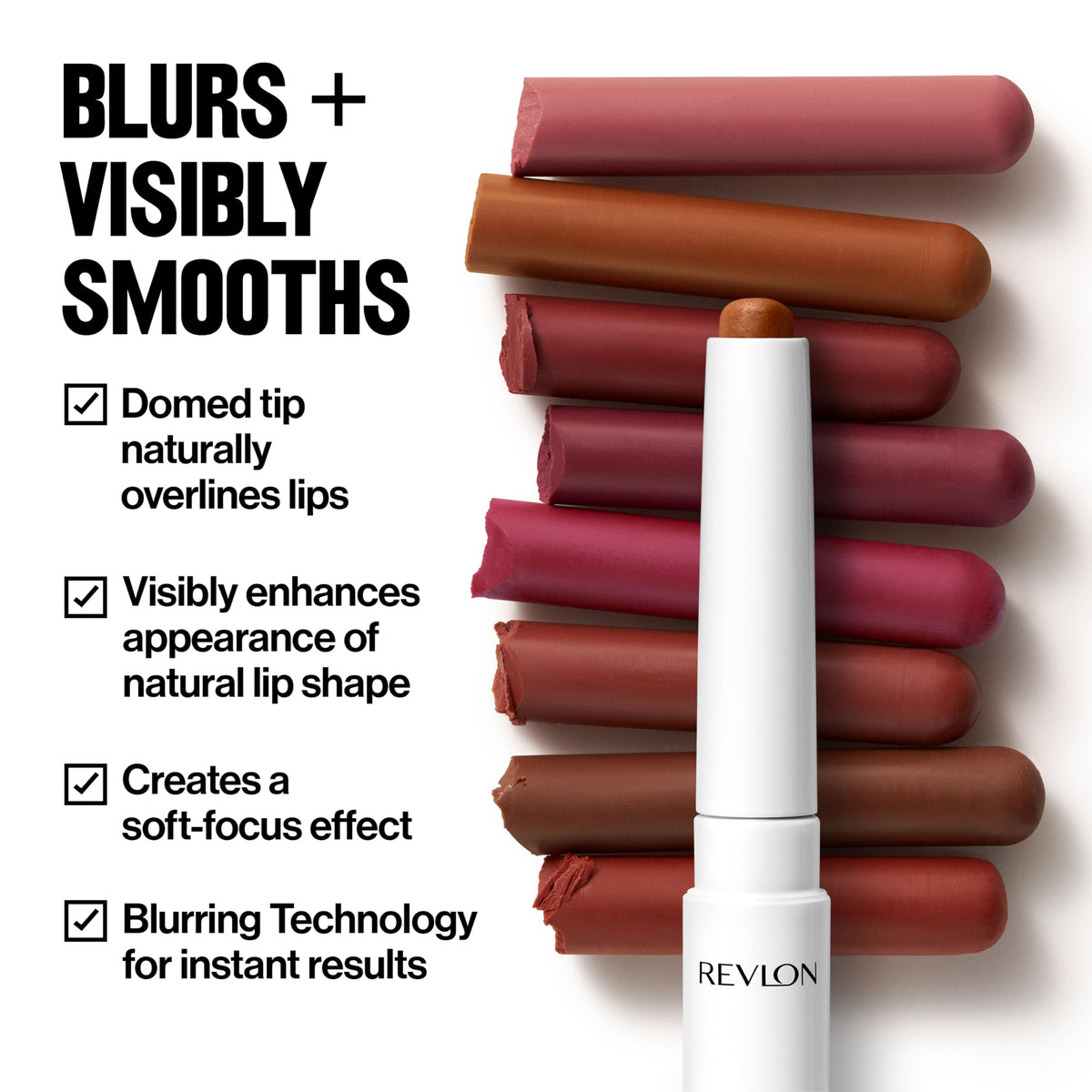 REVLON PhotoReady Instant Blur Liner 003 Dazed applied on lips