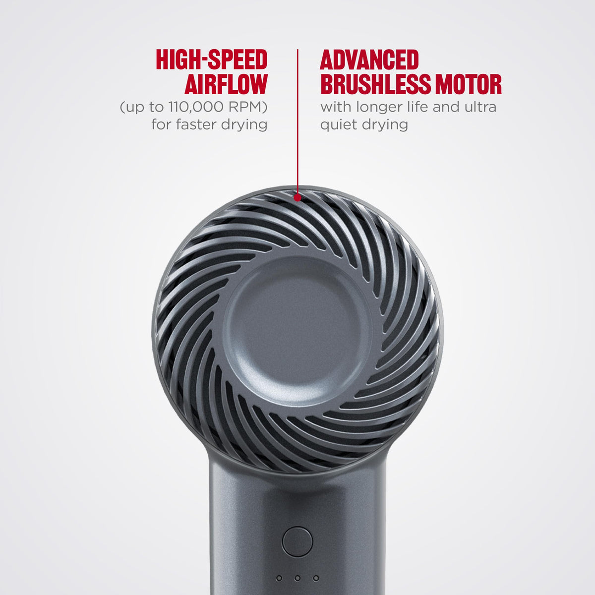 REVLON PowerMove Hair Dryer with controls highlighted