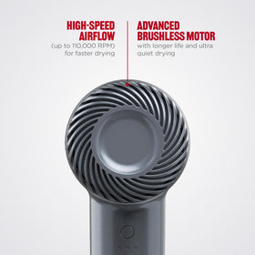 REVLON PowerMove Hair Dryer with controls highlighted