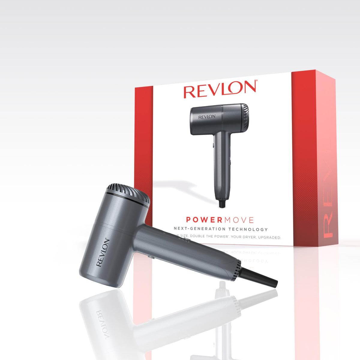 REVLON PowerMove Hair Dryer with power cord visible